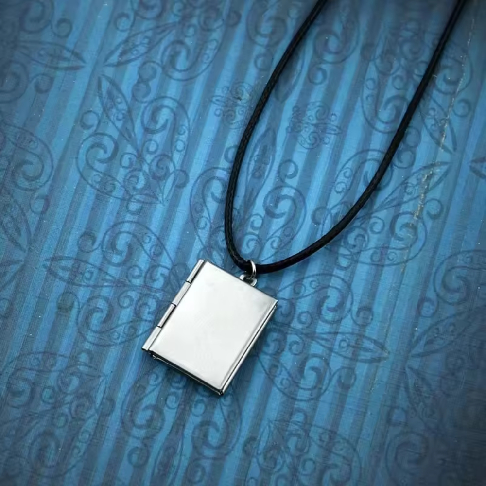 Men Accessories Photos - ﻿Square Photo Frame Pendant Necklace Cosplay