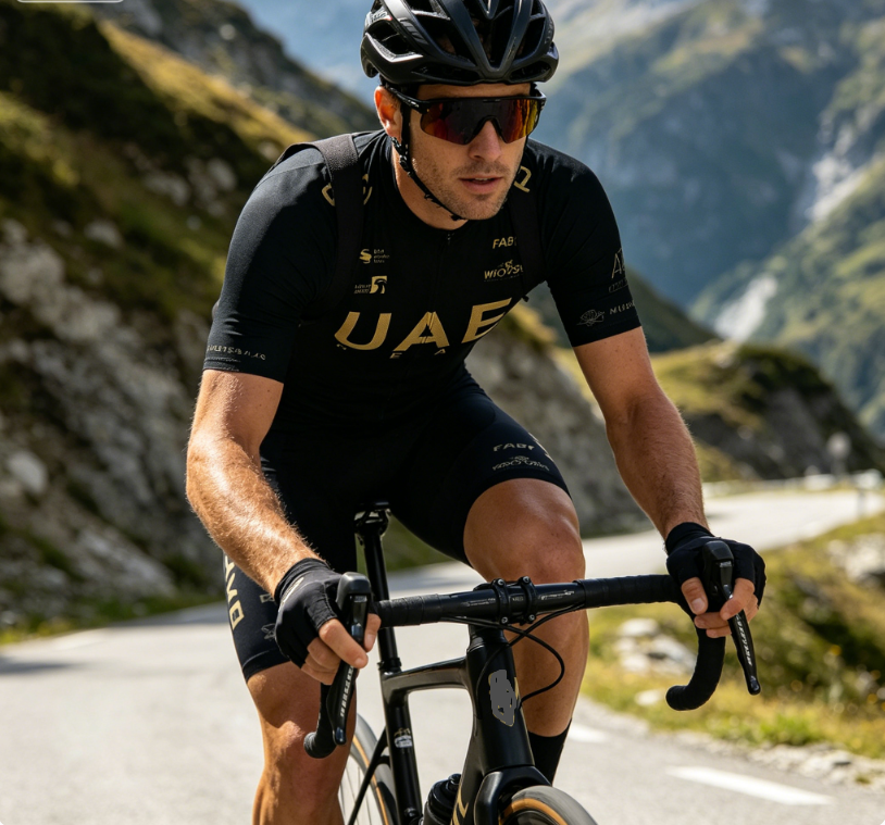 Men Accessories Uae - UAE Man Cycling Set Bicycle Uniform
