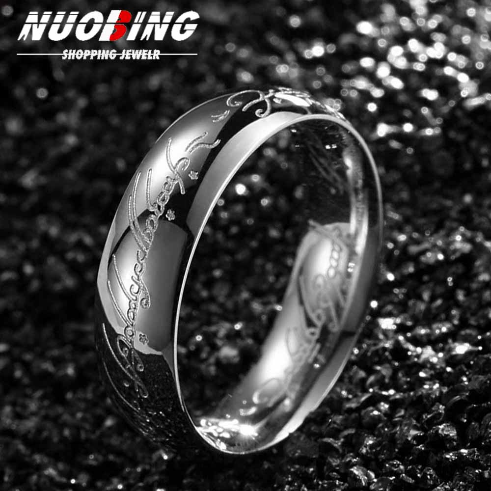 Men Accessories Name - 6MM Stainless Steel Exquisite Couples Ring