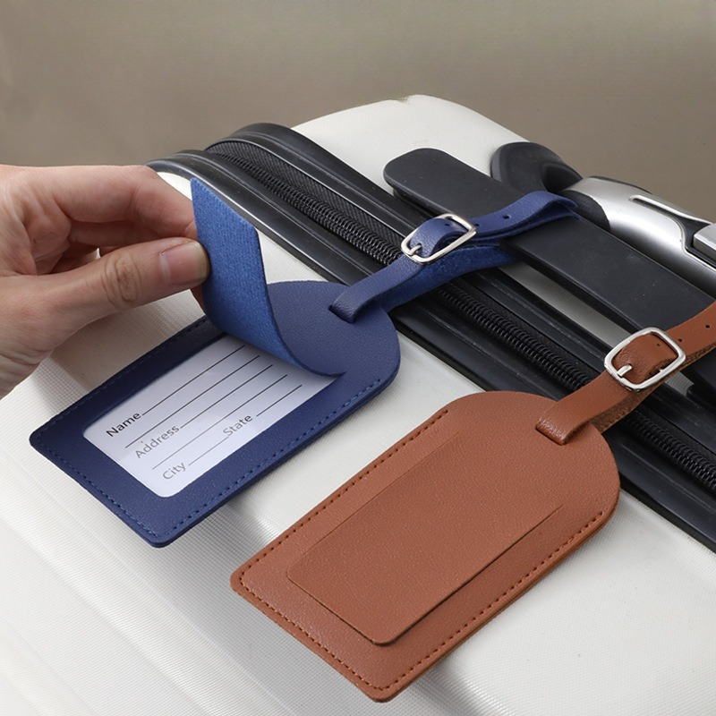 Women Men Luggage Tags PU Leat – Men Accessories Name Bewertung und Preis