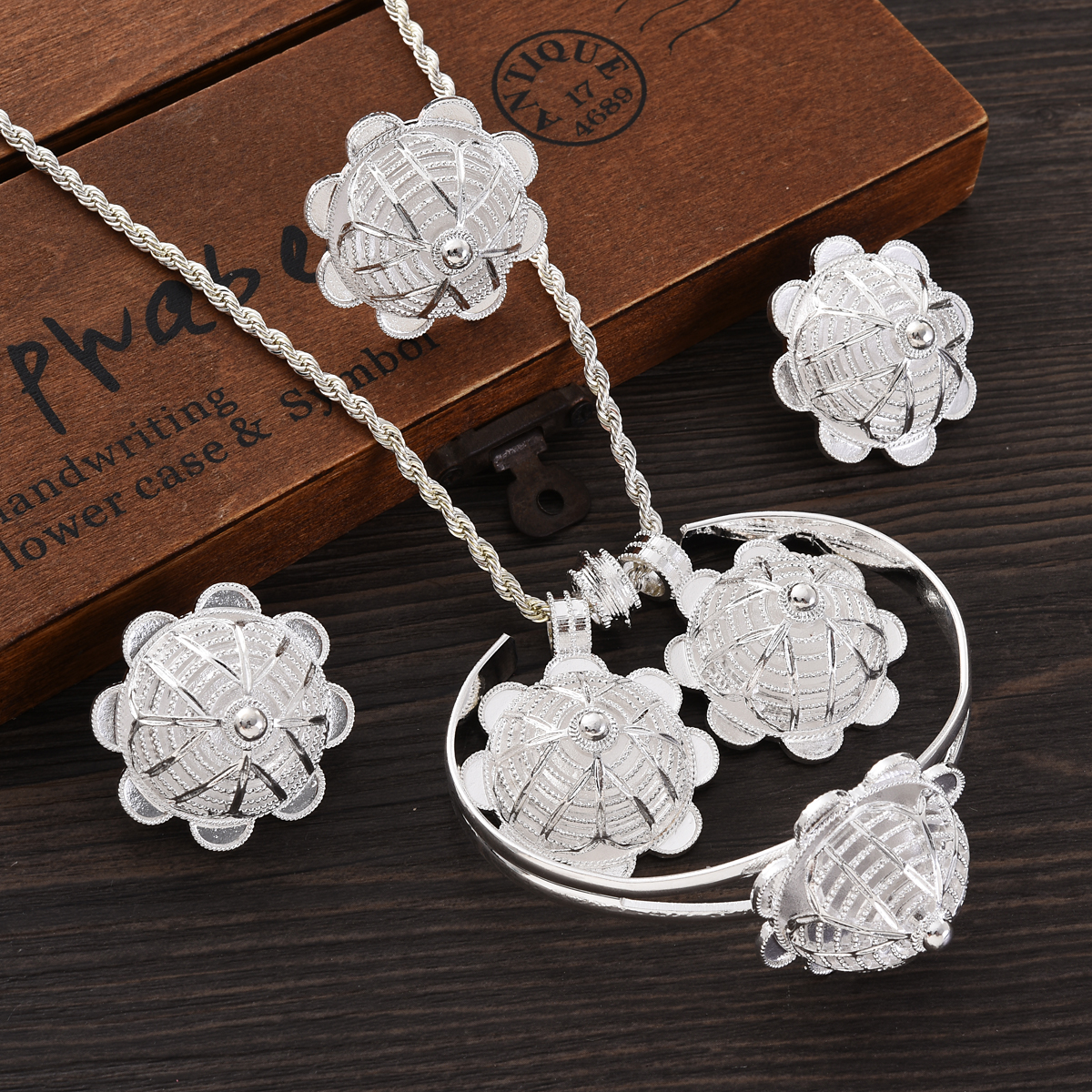 Africa Silver Color Jewelry Ac – Men'S Accessories Dubai Bewertung und Preis