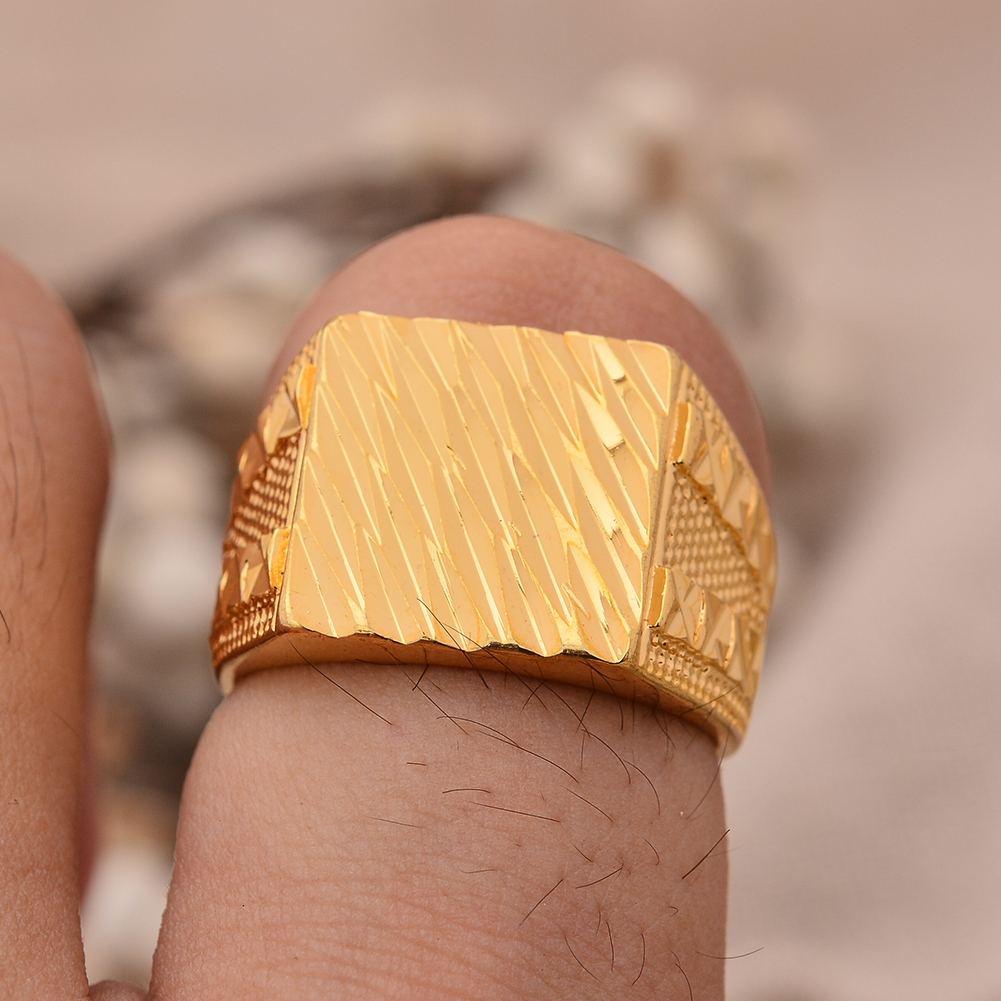 24k Dubai Gold Color Rings For – Men'S Accessories Dubai Bewertung und Preis