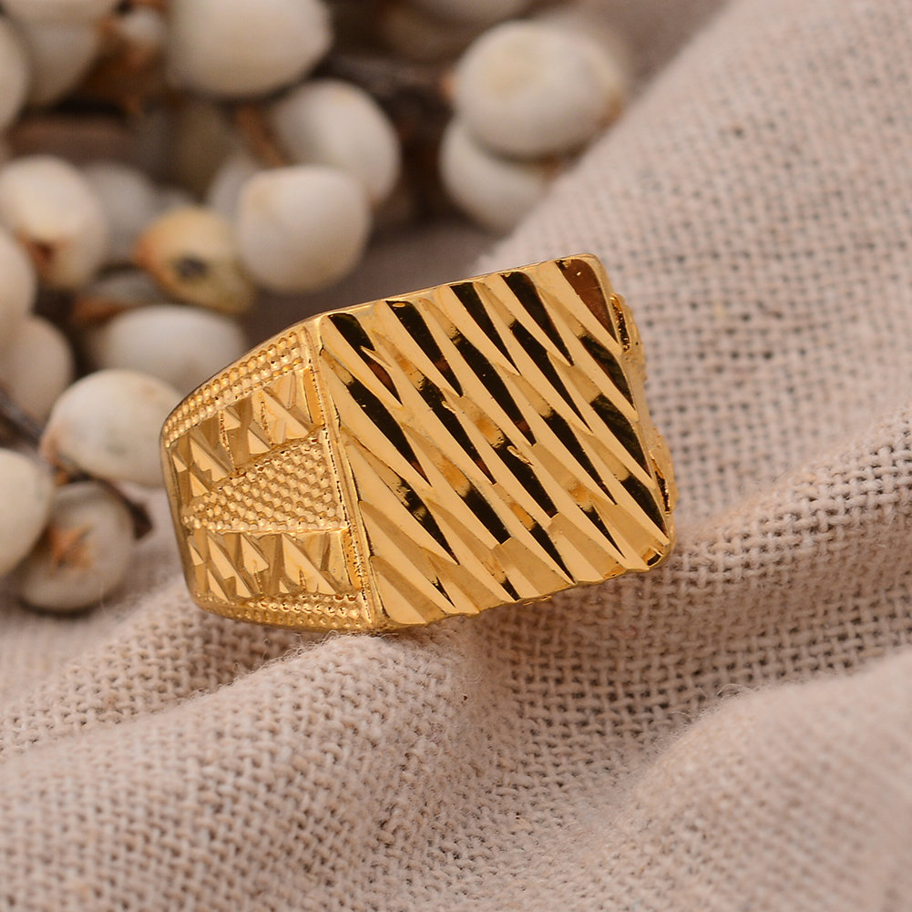 24k Dubai Gold Color Rings For – Men'S Accessories Dubai Bewertung und Preis