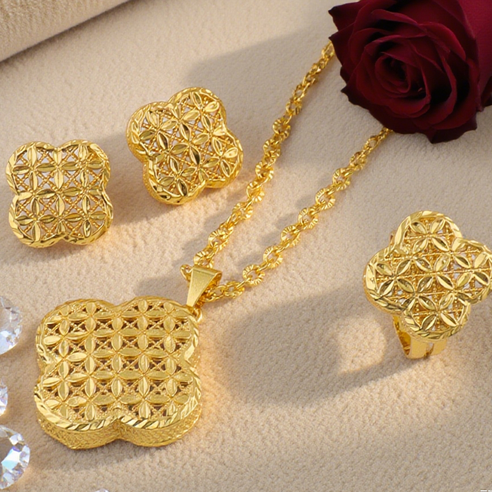 Dubai Gold Plated Earrings Nec – Men'S Accessories Dubai Bewertung und Preis
