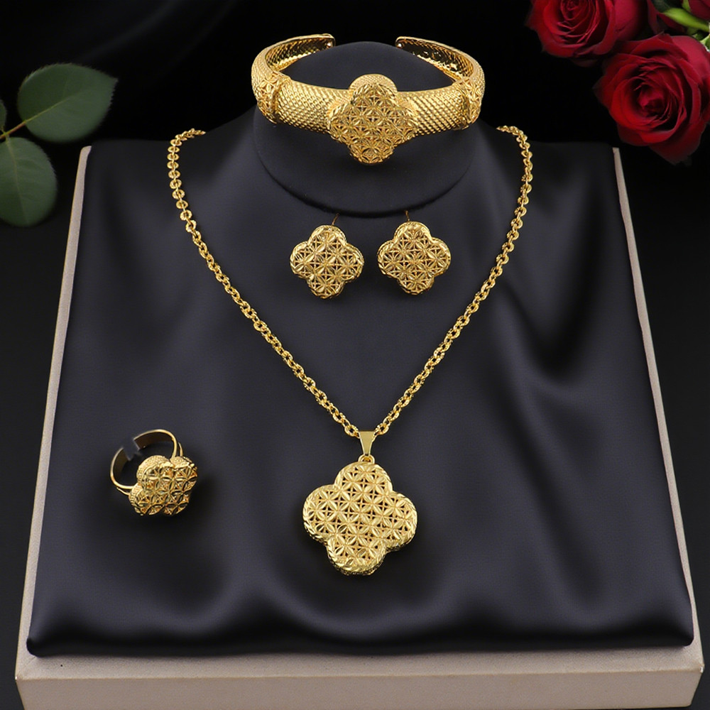 Dubai Gold Plated Earrings Nec – Men'S Accessories Dubai Bewertung und Preis