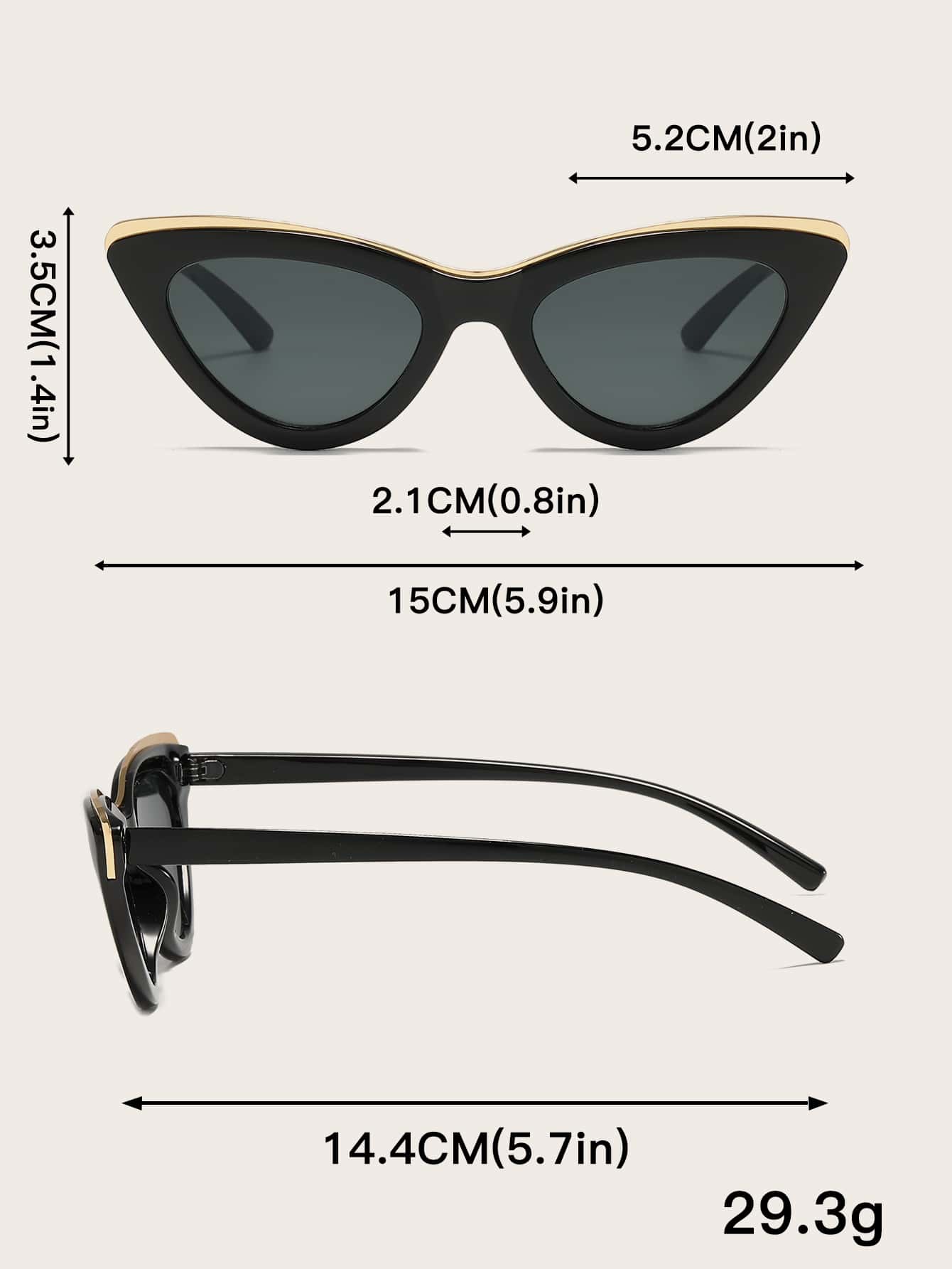 Cat Eye Fashion Sunglasses For – Men Accessories Style Bewertung und Preis