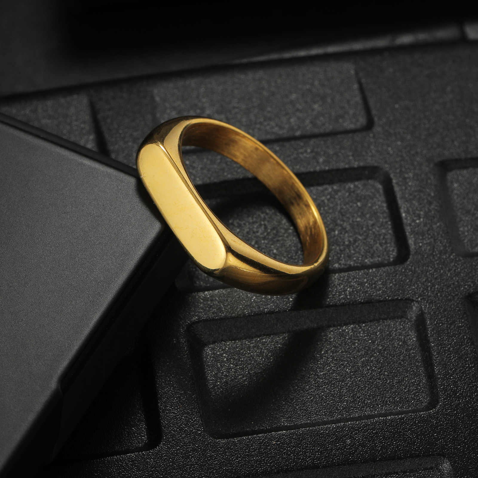 Customizable Stainless Steel S – Signet Ring Men Bewertung und Preis