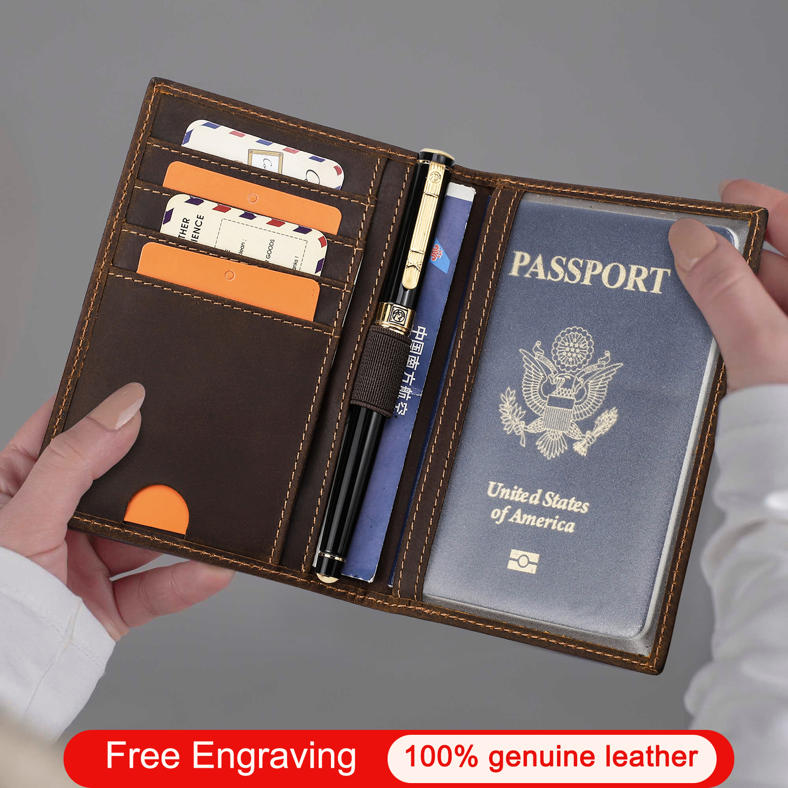 CONTACT'S Passport Holder Men  – Men'S Accessories On Sale Bewertung und Preis