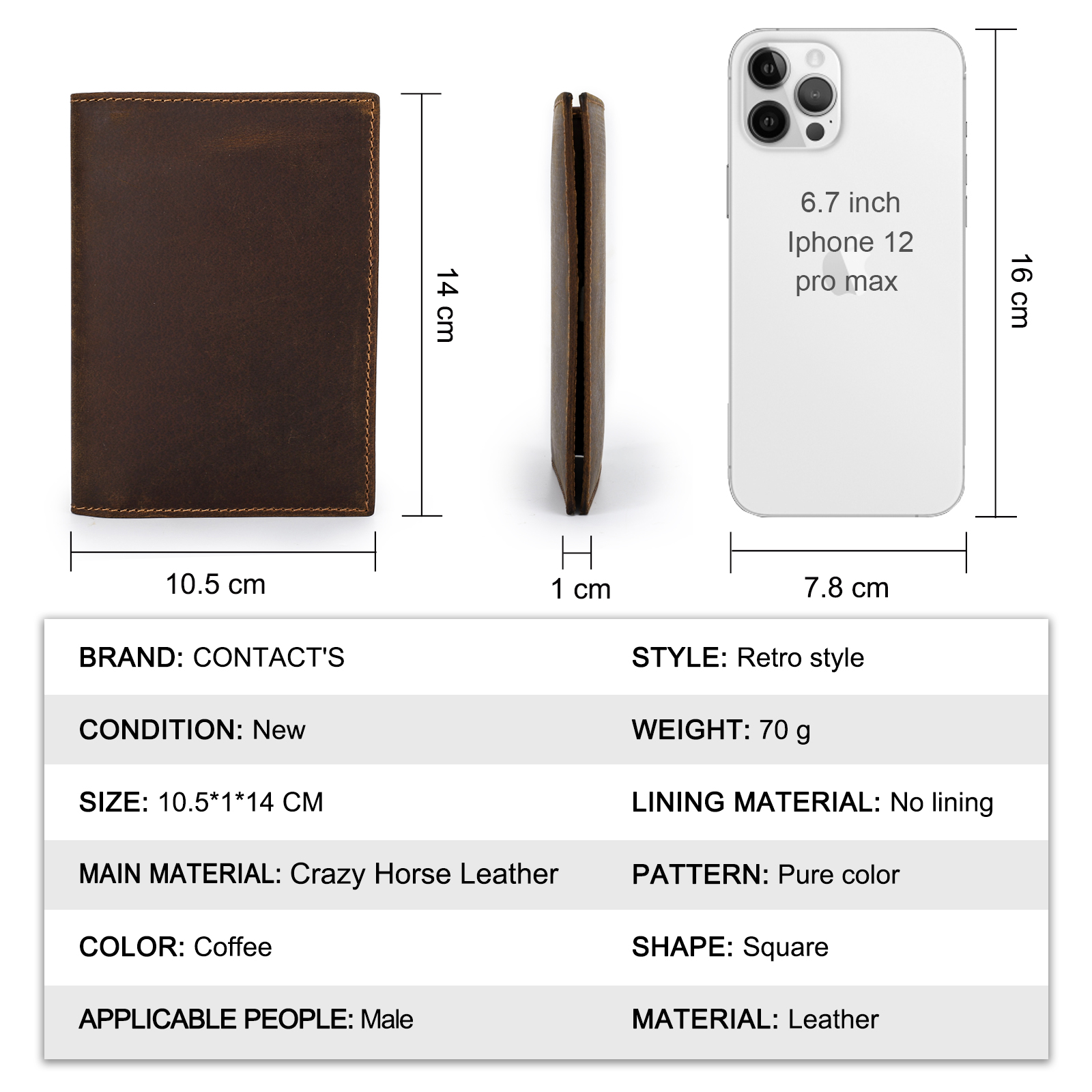 CONTACT'S Passport Holder Men  – Men'S Accessories On Sale Bewertung und Preis