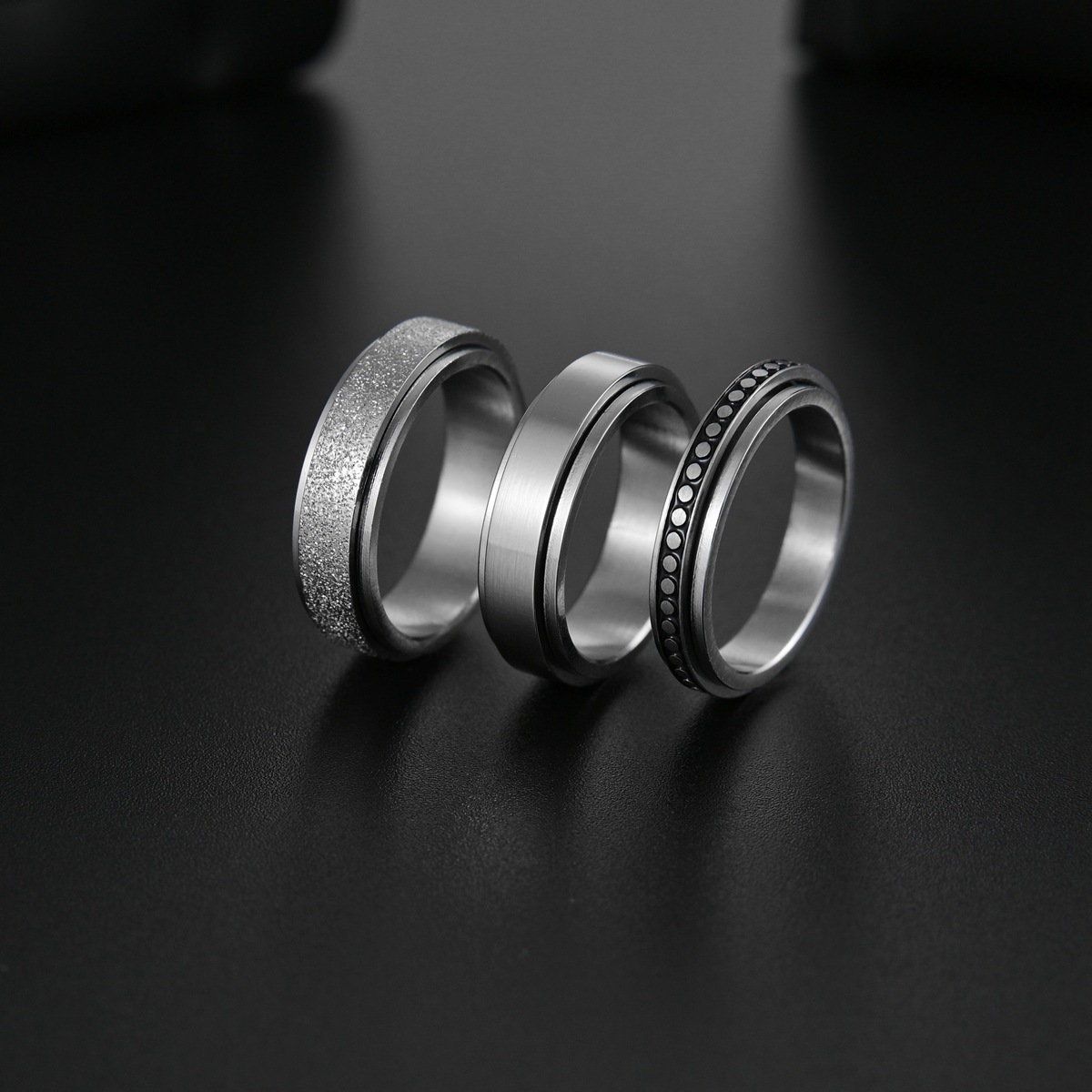 Stainless Steel Anxiety Ring w – Men Accessories Name Bewertung und Preis