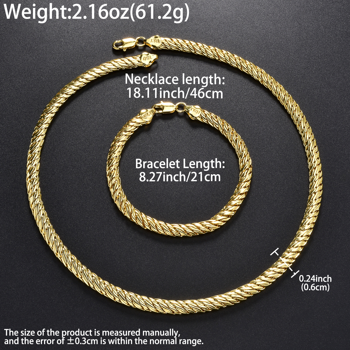 Trendy Copper Necklace Bracele – Men'S Accessories Dubai Bewertung und Preis