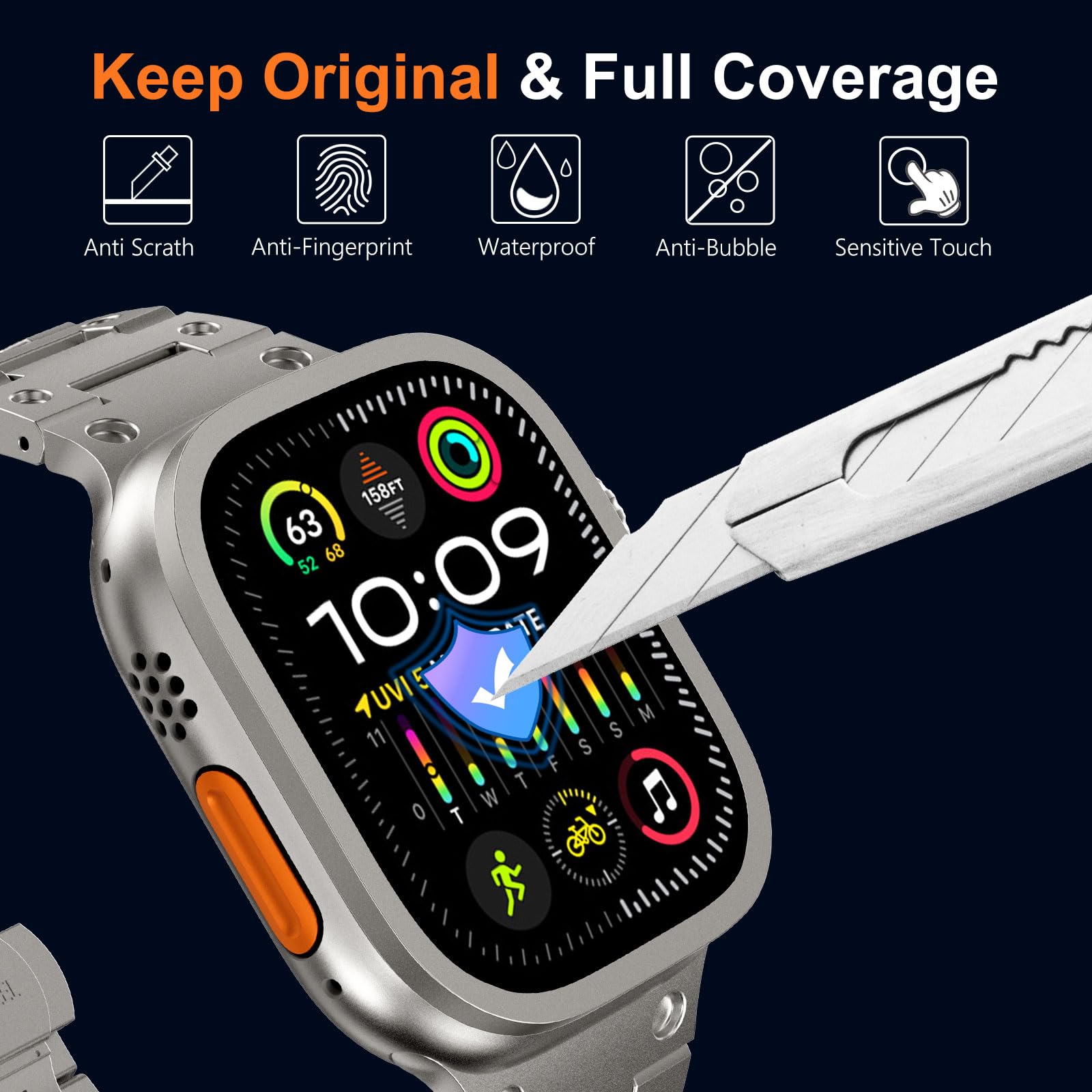Tempered Glass for Apple Watch – Men'S Accessories Display Bewertung und Preis