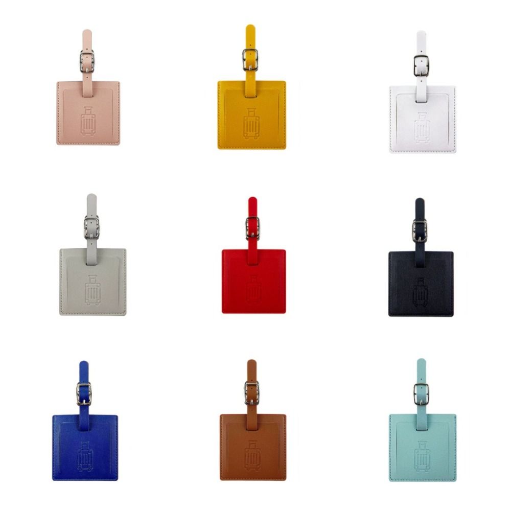 Colorful PU Luggage Tag Square – Men Accessories Name Bewertung und Preis