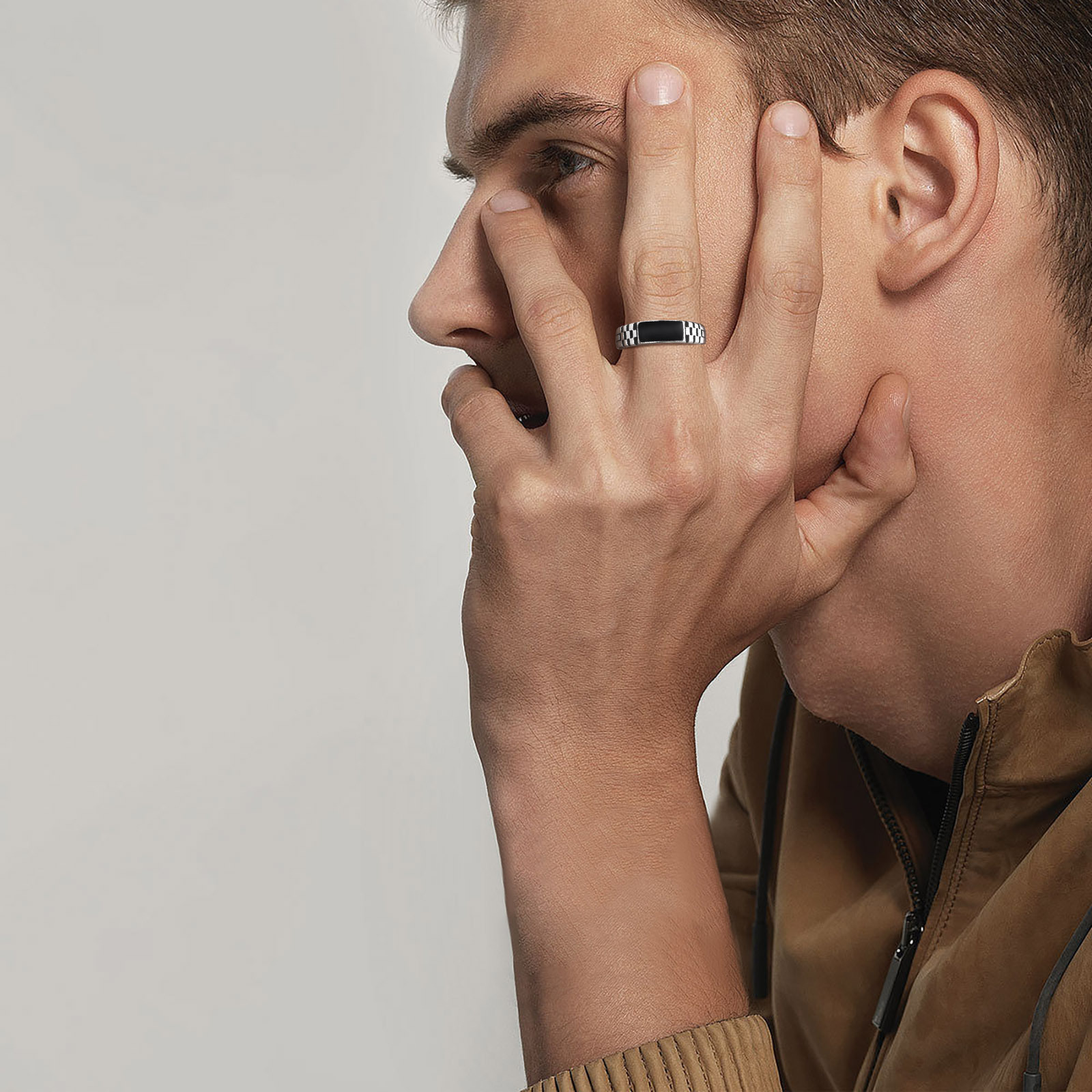 Vnox Mens Open Rings, Black En – Signet Ring Men Bewertung und Preis