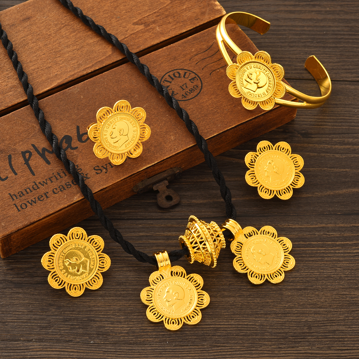 Dubai 24k Gold Plated Double P – Men'S Accessories Dubai Bewertung und Preis