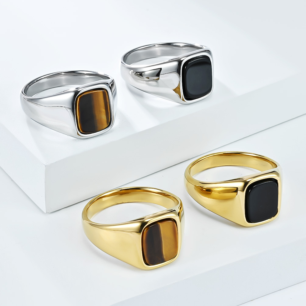 New Fashion Vintage Stainless  – Signet Ring Men Bewertung und Preis