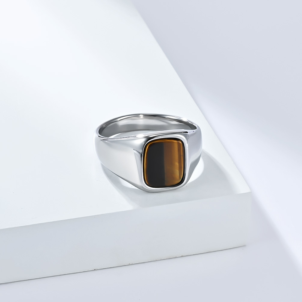 New Fashion Vintage Stainless  – Signet Ring Men Bewertung und Preis
