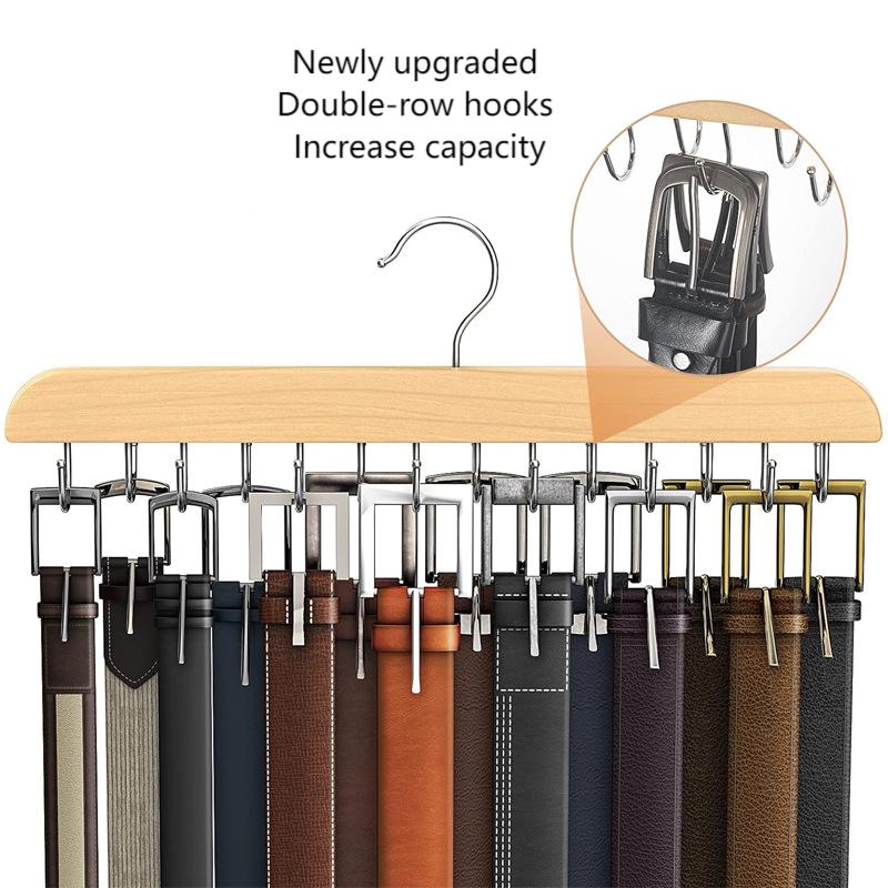 Wooden Belt Rack Women Storage – Men'S Accessories Wardrobe Bewertung und Preis