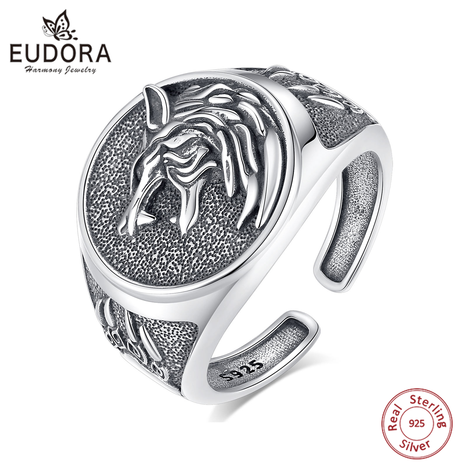 Eudora 925 Sterling Silver Vik – Signet Ring Men Bewertung und Preis