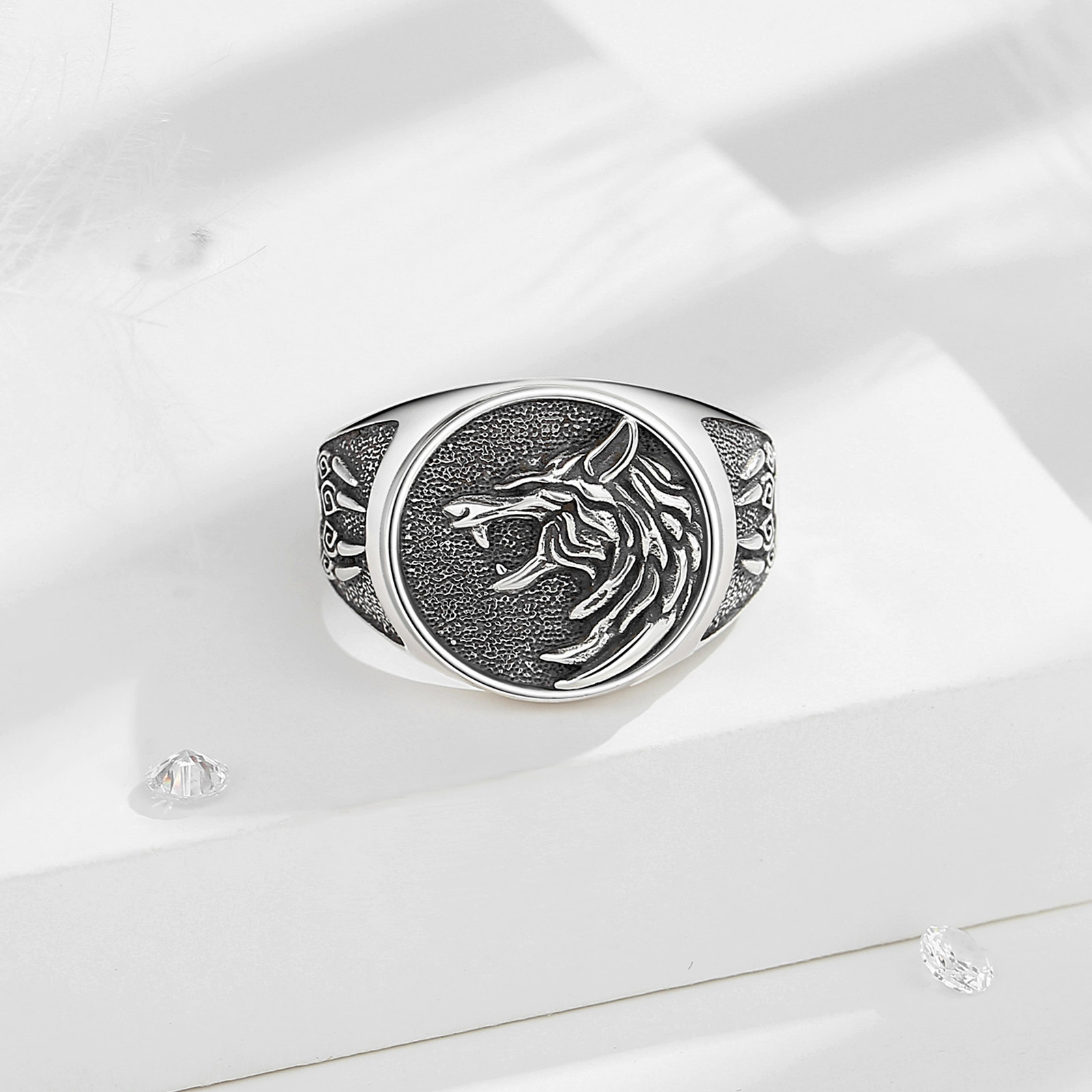 Eudora 925 Sterling Silver Vik – Signet Ring Men Bewertung und Preis