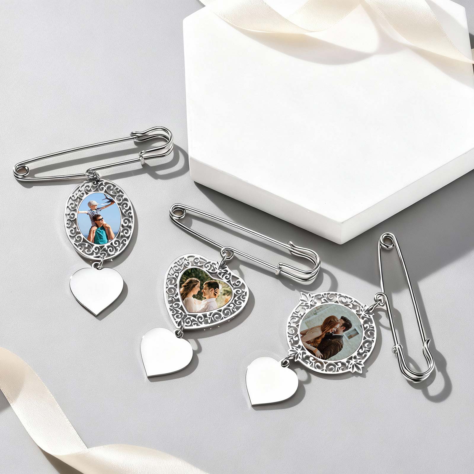 Custom Picture Badge Brooches  – Men Accessories Photos Bewertung und Preis