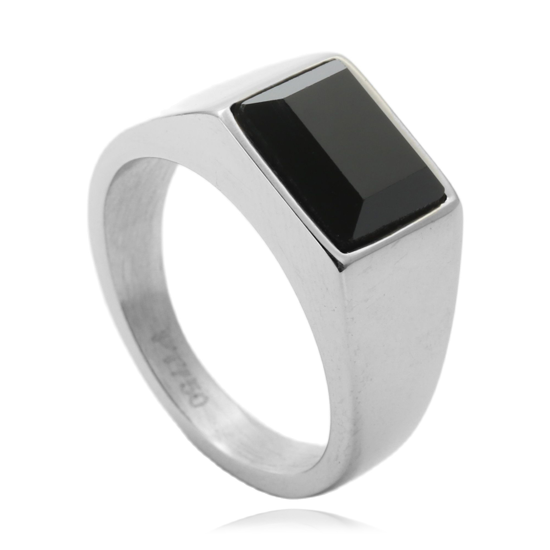 5 pieces Square Mens Black Sto – Signet Ring Men Bewertung und Preis