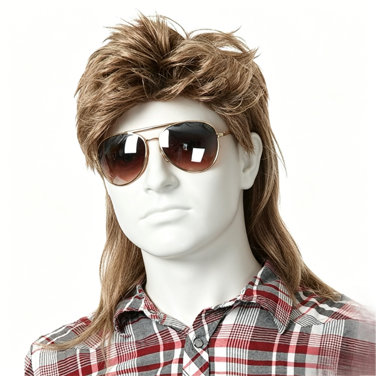 Retro Style Men Mullet Wig Cla – Men Accessories Style Bewertung und Preis