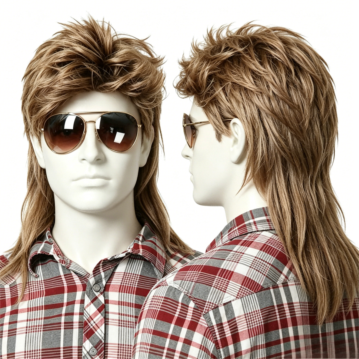 Retro Style Men Mullet Wig Cla – Men Accessories Style Bewertung und Preis
