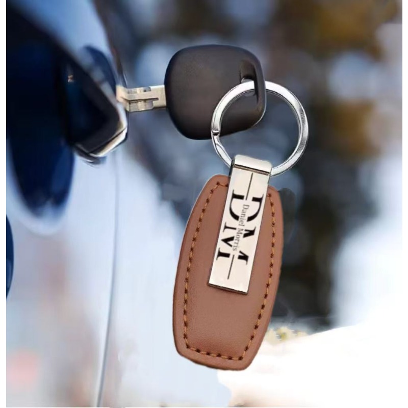Personalized Leather Keychain  – Men Accessories Name Bewertung und Preis