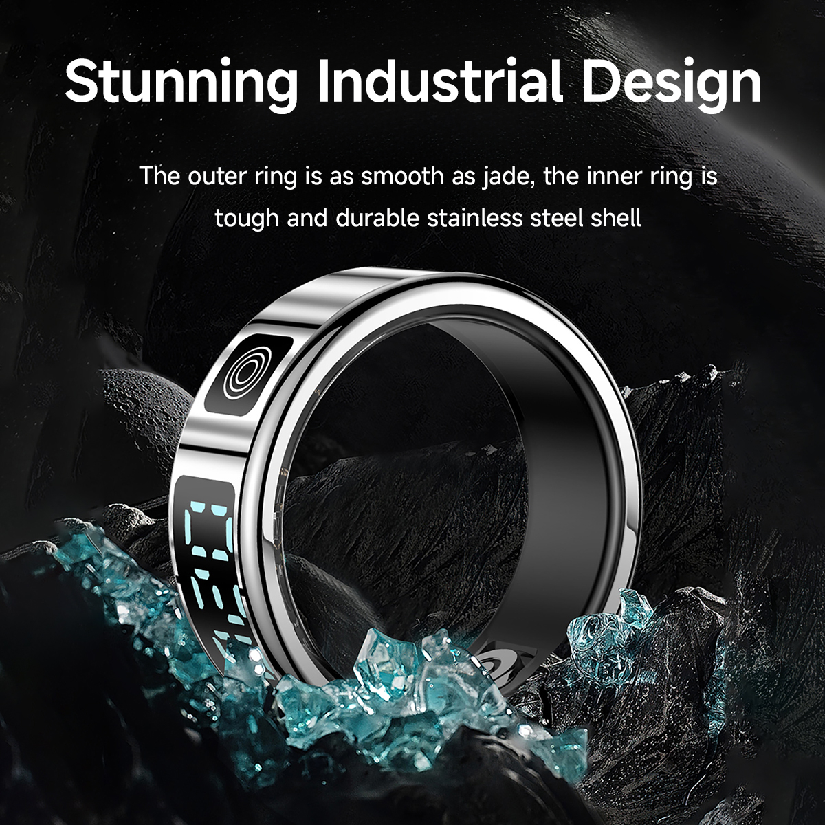 New Smart Ring SR08 LED Displa – Men'S Accessories Display Bewertung und Preis