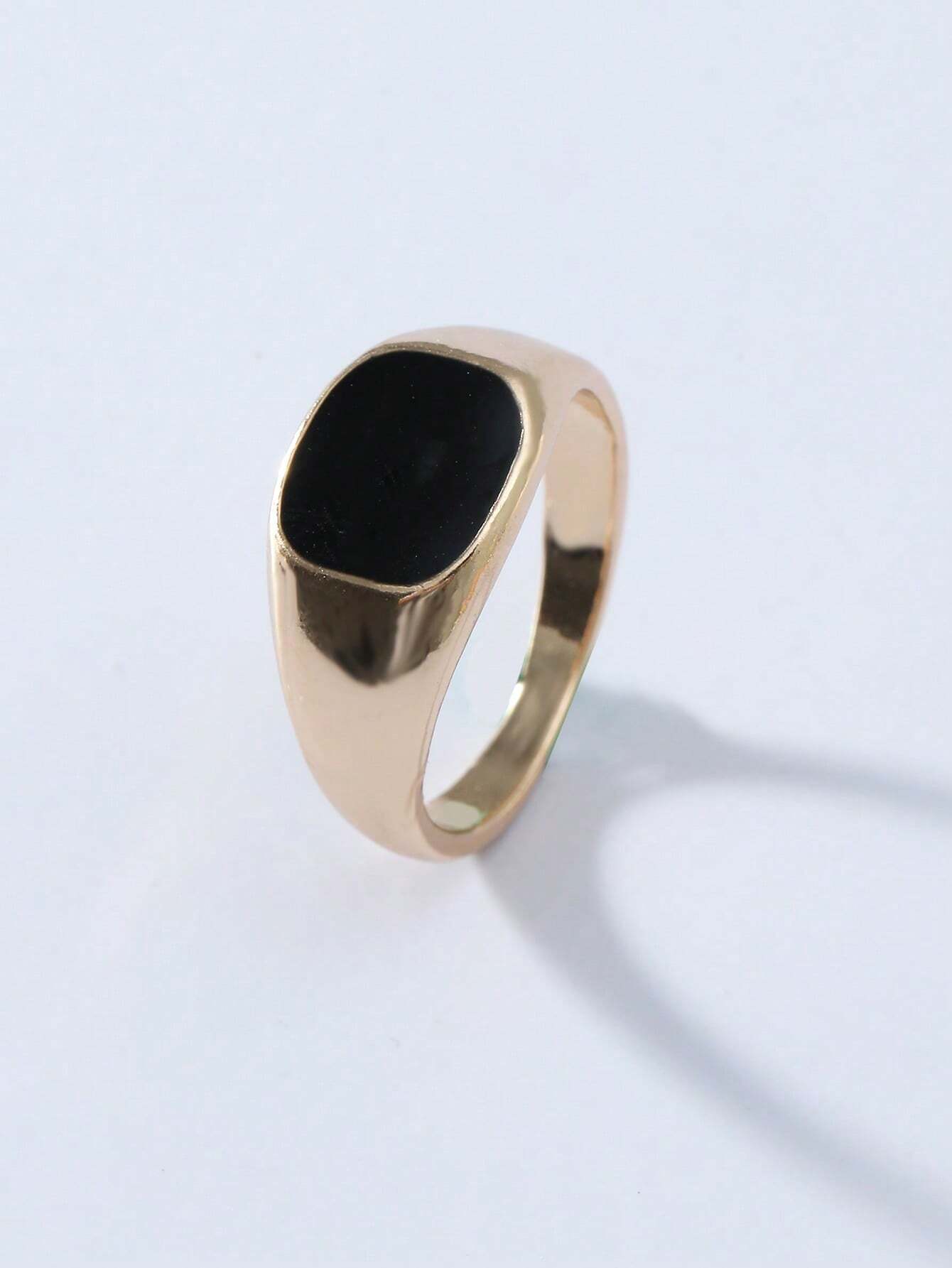 Minimalist Gold-Tone Signet Ri – Signet Ring Men Bewertung und Preis