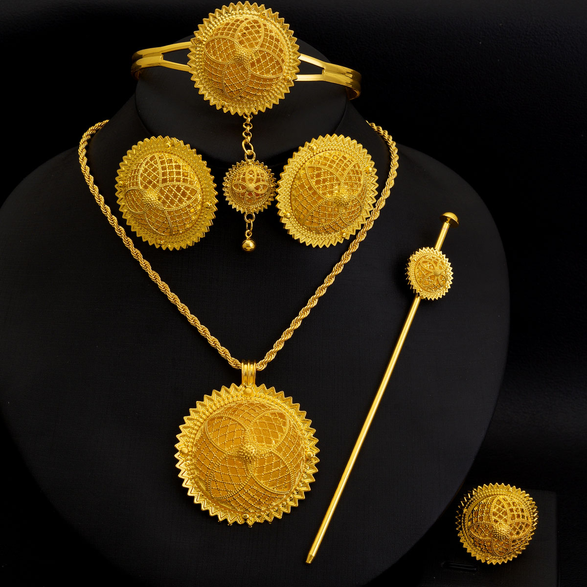 Africa Dubai Golden Color Jewe – Men'S Accessories Dubai Bewertung und Preis