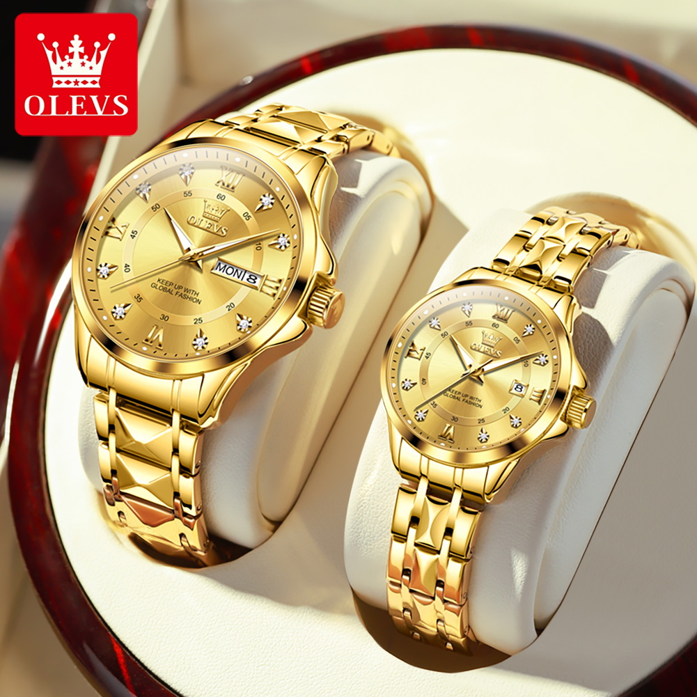 OLEVS 2906 Couple Watch Pair L – Men'S Accessories Display Bewertung und Preis