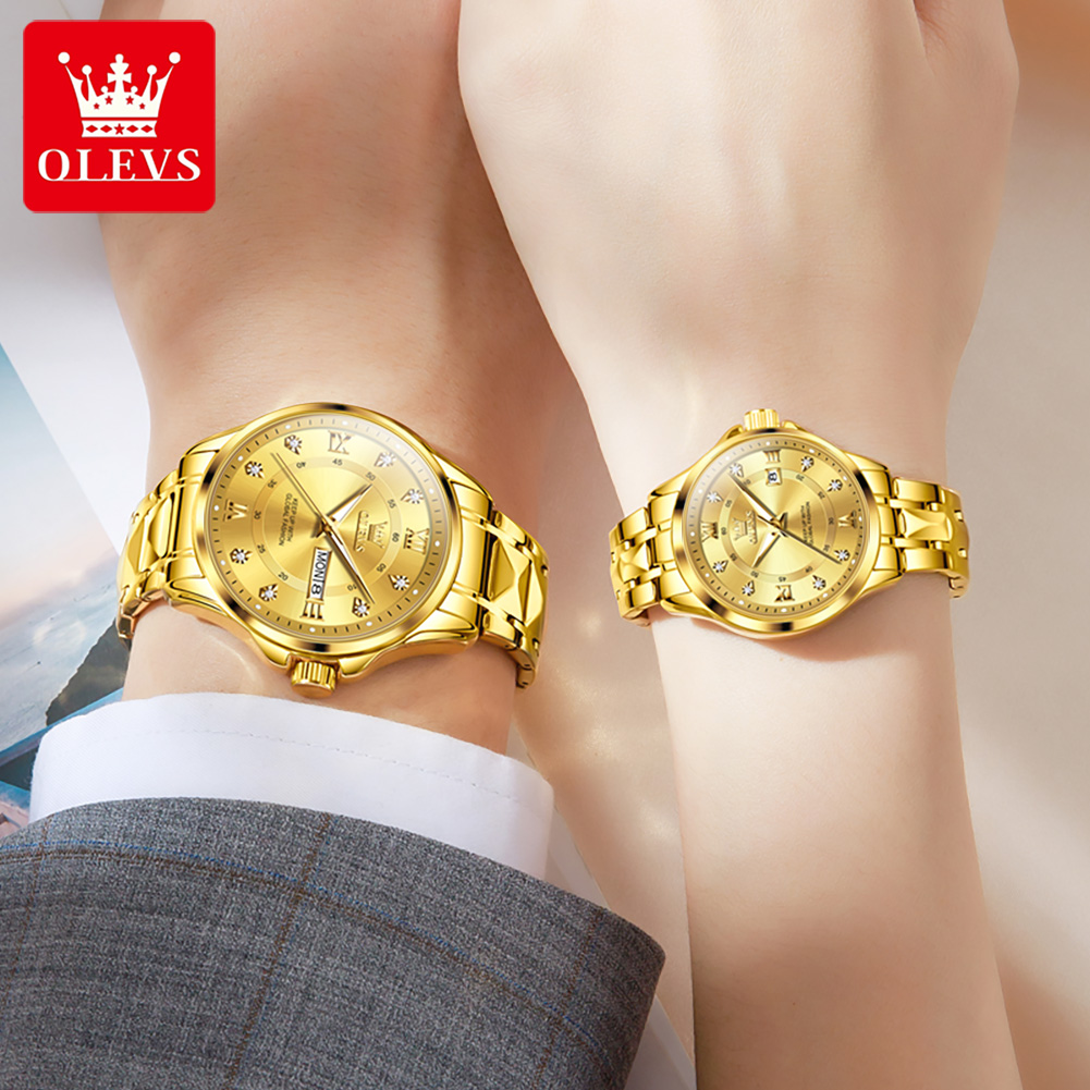 OLEVS 2906 Couple Watch Pair L – Men'S Accessories Display Bewertung und Preis