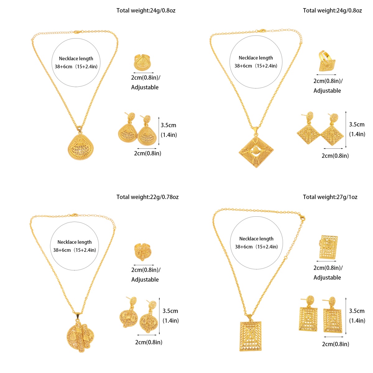 Mid East plated 3pcs Jewelry S – Men'S Accessories Dubai Bewertung und Preis