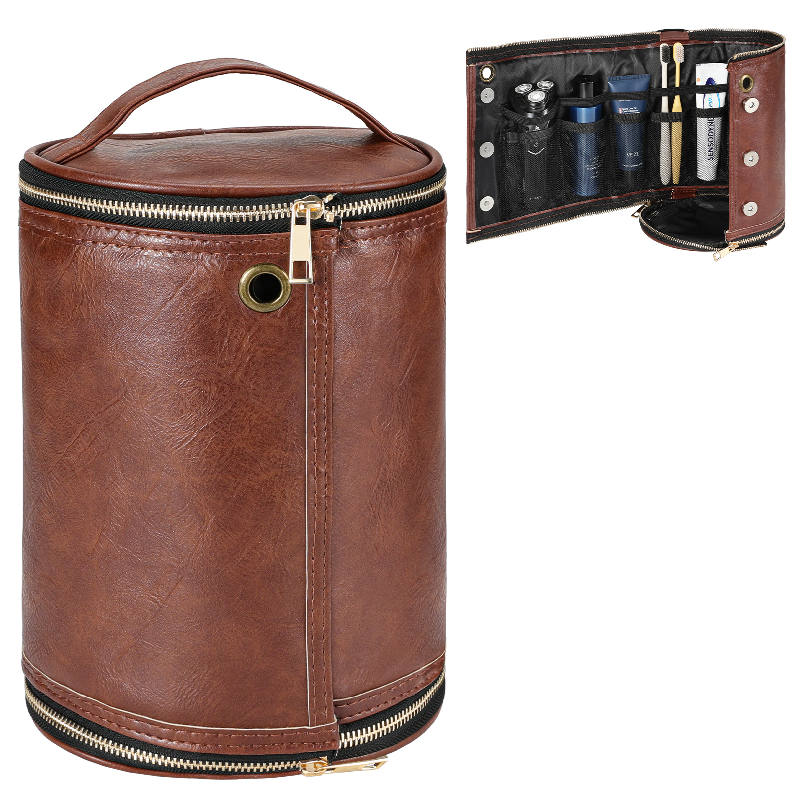 Luxspire Leather Toiletry Bag  – Men'S Accessories Wardrobe Bewertung und Preis