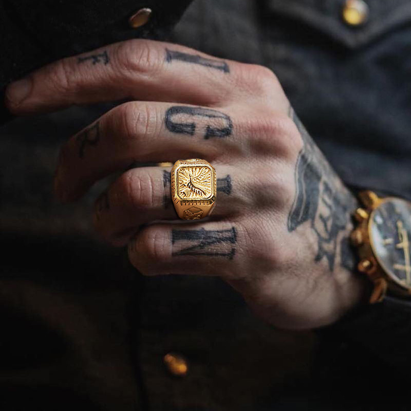Bald Eagle Signet Ring For Men – Signet Ring Men Bewertung und Preis