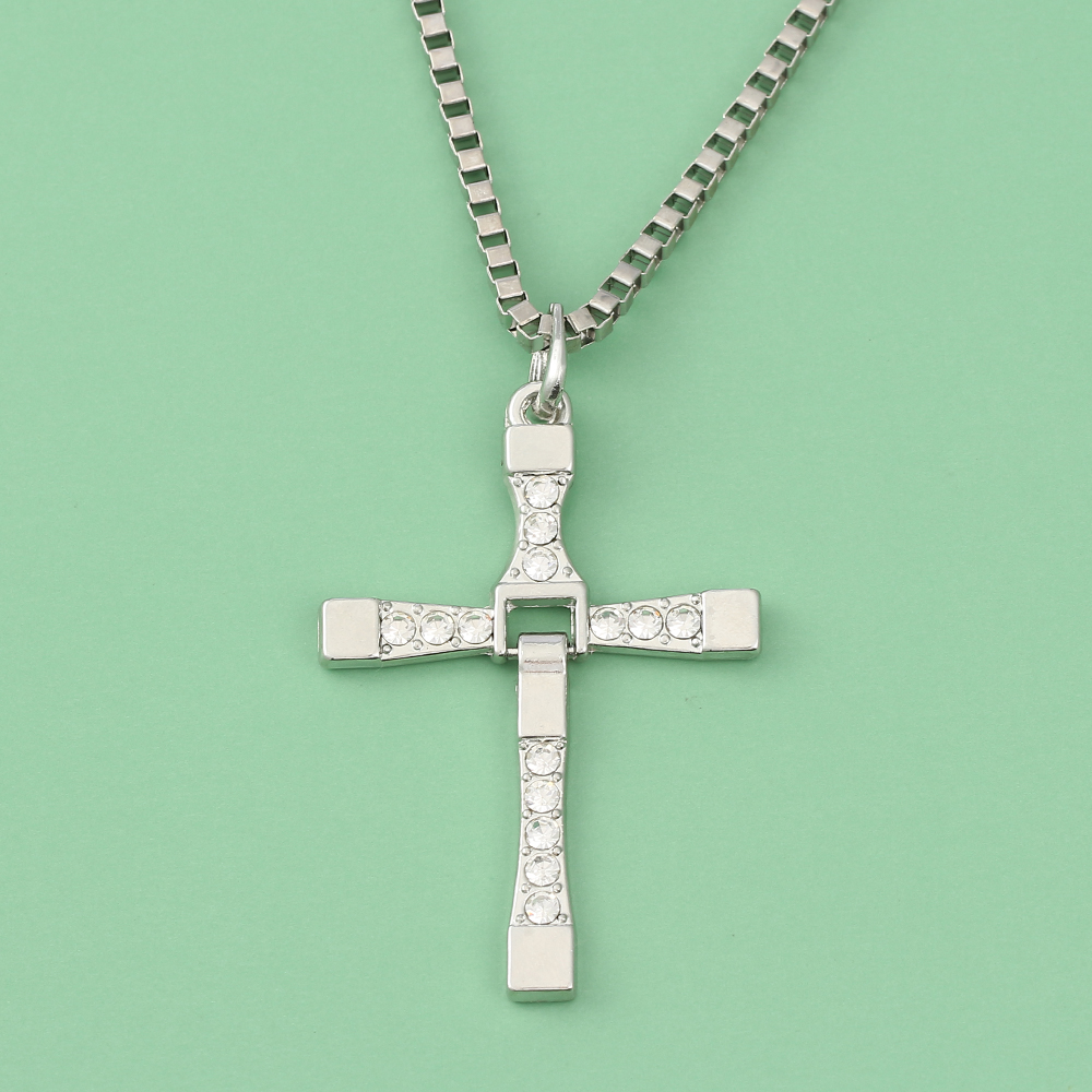 Fashion Punk Rhinestone Cross  – Men Accessories Style Bewertung und Preis