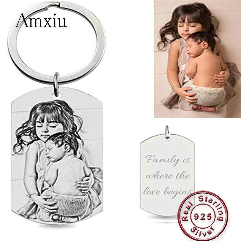 Amxiu Custom Photo 925 Sterlin – Men Accessories Photos Bewertung und Preis