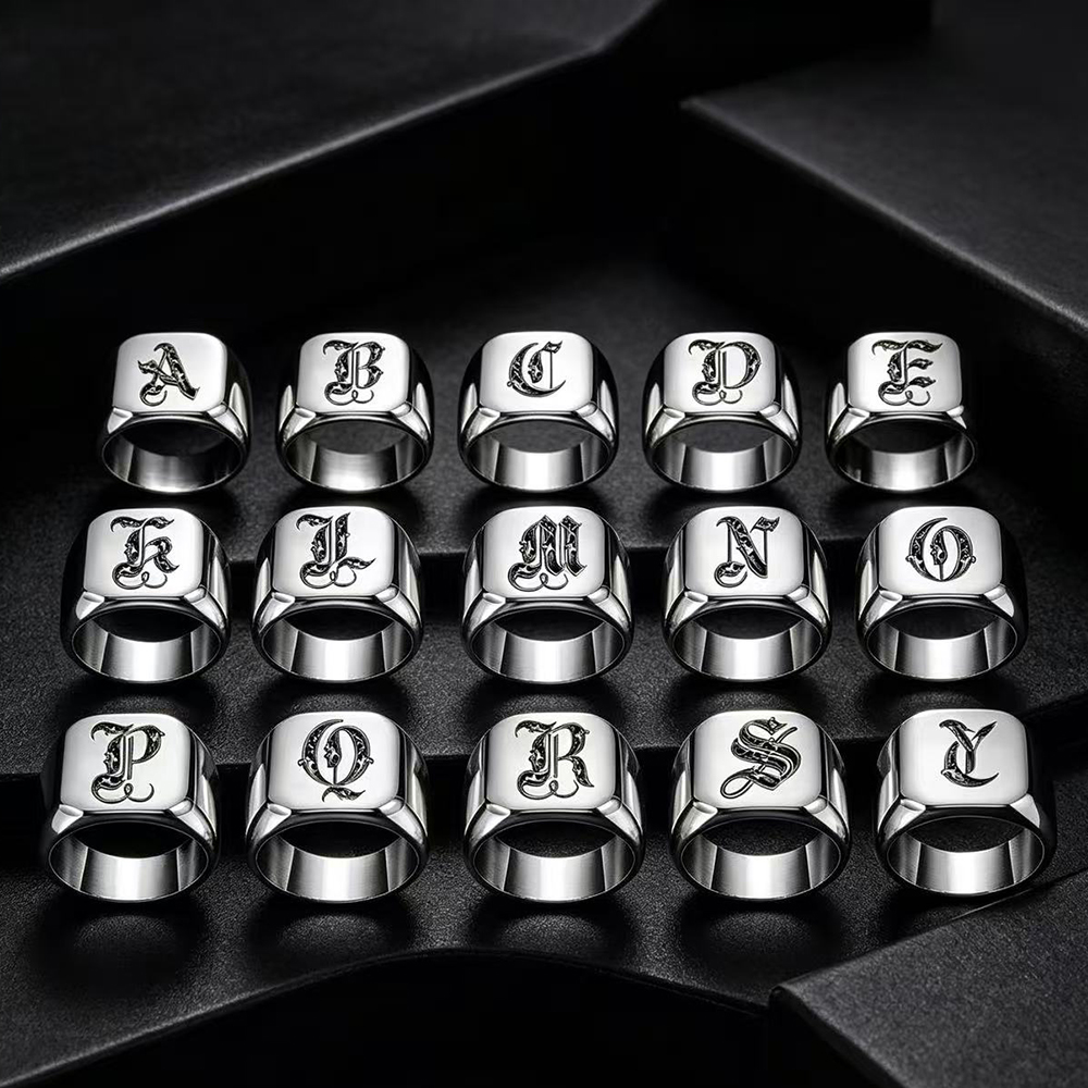 Personalised Initial Engrave A – Signet Ring Men Bewertung und Preis