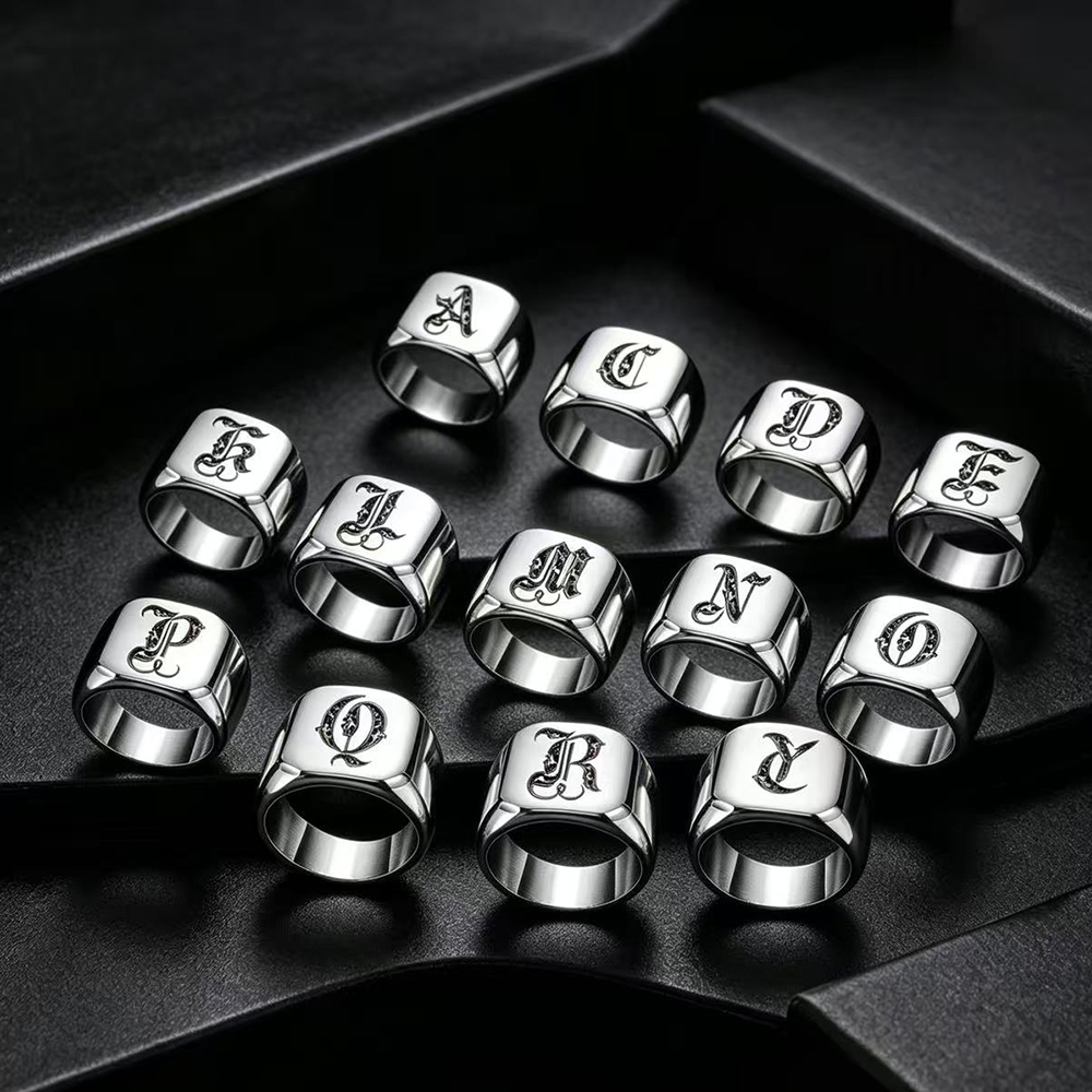 Personalised Initial Engrave A – Signet Ring Men Bewertung und Preis