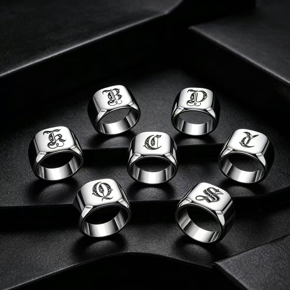 Personalised Initial Engrave A – Signet Ring Men Bewertung und Preis