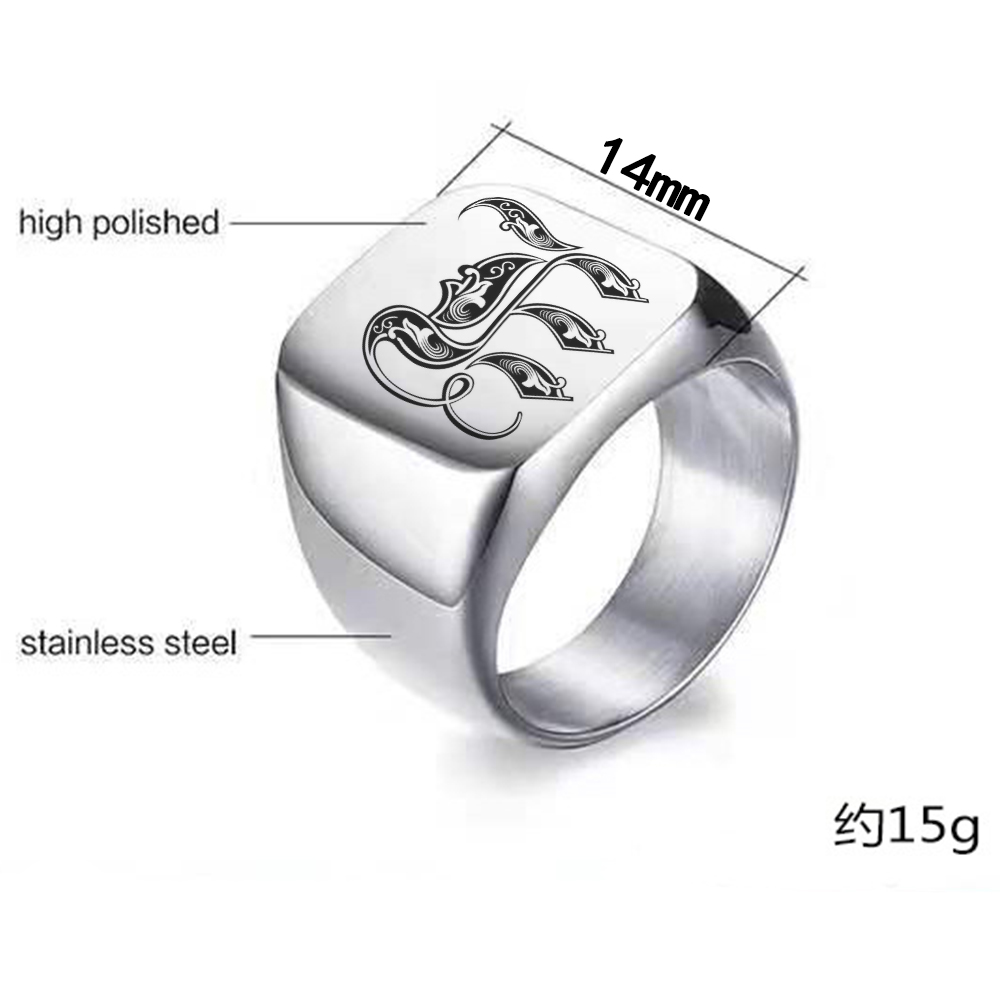Personalised Initial Engrave A – Signet Ring Men Bewertung und Preis