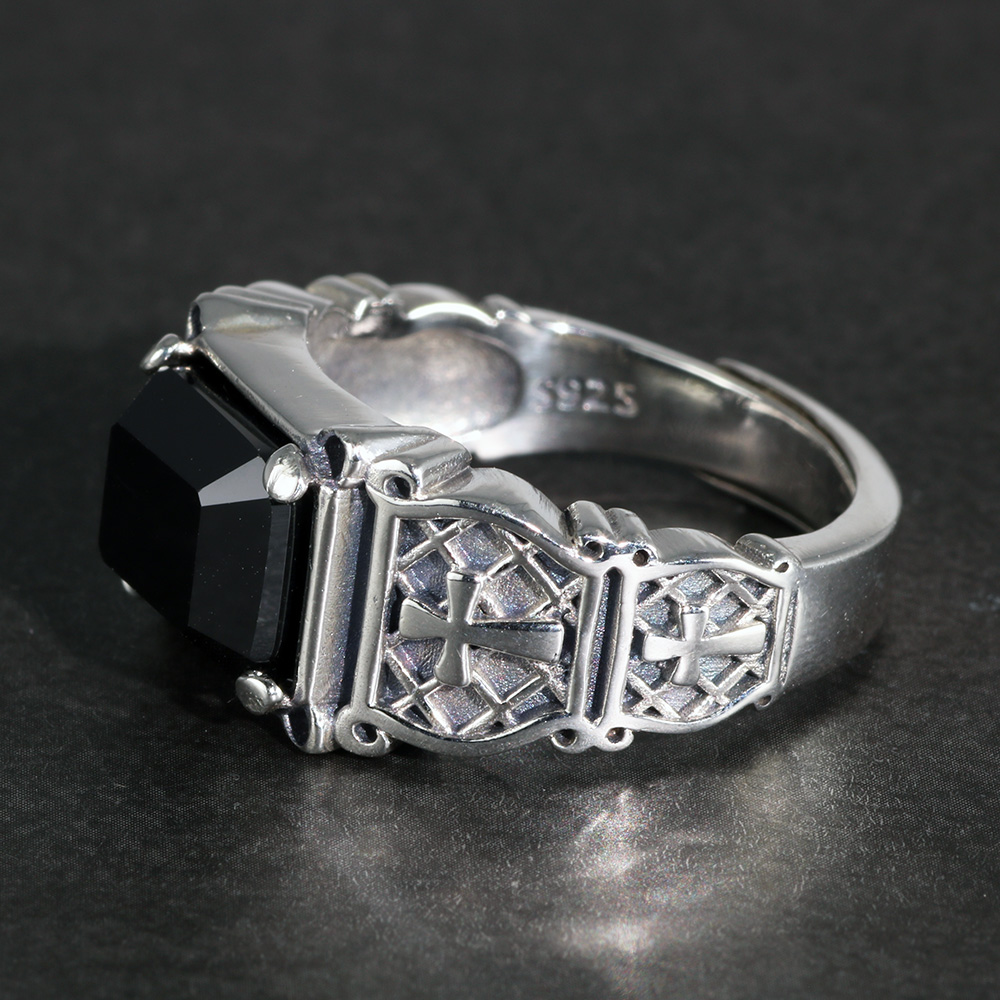 Vintage Punk Silver 925 Jewelr – Signet Ring Men Bewertung und Preis